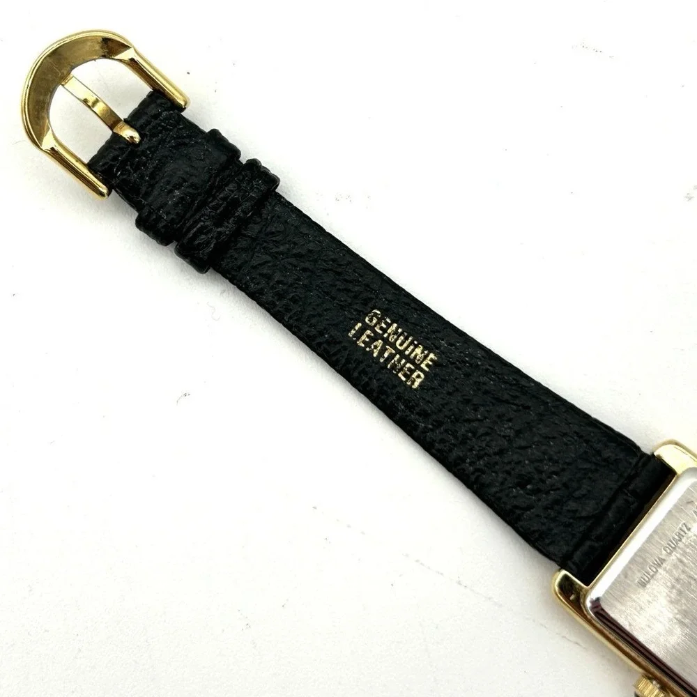 Caravelle by Bulova Women's Gold Tank Watch Vintage Y2K Roman Numeral Quartz